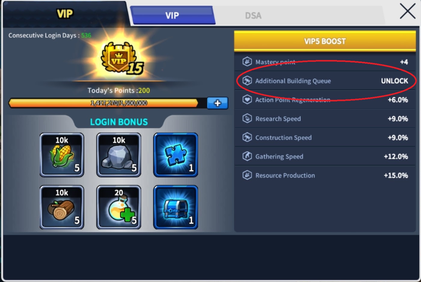 LoK - VIP Level & Milestones - Avocado DAO